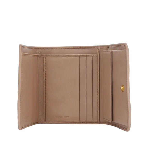 Prada Nappa Gaufre Trifold Wallet Cypria Pink - Picture 7 of 11